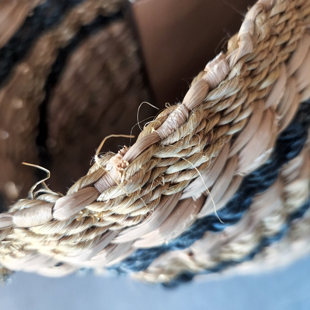Ulla Johnson Tan and Black Woven Tote - Picture 9 of 11
